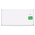 White Boards | MasterVision CR1520790 Earth 48 in. x 96 in. Dry Erase Board - White/Silver image number 1