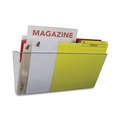 File Folders | Storex 70207U06C 16 in. x 4 in. x 7 in. Wall File - Legal Size/Clear image number 5