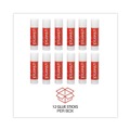 Adhesives & Glues | Universal UNV75750 0.74 oz. Glue Stick - Clear (12/Pack) image number 3