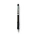 Just Launched | BIC VLG11 BLK Velocity Easy Glide 1 mm Medium Ballpoint Pen - Black Ink/Translucent Black Barrel (1-Dozen) image number 1