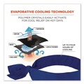 Safety & First Aid | Ergodyne 12307 Chill-Its 6700 One Size Fits Most Cooling Bandana Polymer Tie Headband - Solid Blue image number 1