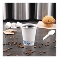Cups and Lids | SOLO 378RC-PLANET Recycled Content PCF Paper Hot Cups, ProPlanet Seal, 8 oz, White, 50/Pack image number 3