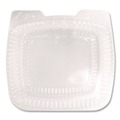 Food Trays, Containers, and Lids | Handi-Foil 6010S-200 8.63 in. x 3 in. x 9 in. 60 oz. Handi-Lock Plastic Food Container - Clear (200/Carton) image number 3