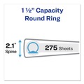 Just Launched | Avery 05725 3 Round Rings 1.5 in. Capacity 11 in. x 8.5 in. Economy View Binder - Black image number 2