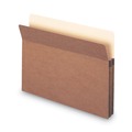 File Folders | Smead 73214 1.75 in. Expansion Letter Size Drop Front File Pockets - Redrope (25/Box) image number 2