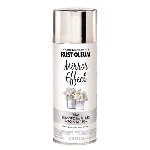 Painting | Rust-Oleum 301494 Specialty Mirror Effect Spray Paint, High Gloss Mirror, 6 oz Aerosol Can image number 0