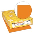 Copy & Printer Paper | Neenah Paper 26721 8.5 in. x 11 in. 20 lbs Bond Weight Exact Brights Paper - Bright Orange (500/Ream) image number 1