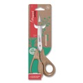 Arts & Crafts Supplies | Maped Helix 499111FM Advanced Wood 8.25 in. Long 4.75 in. Cut Length Multipurpose Scissors - Straight Brown Handle image number 0