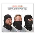 Safety & First Aid | Ergodyne 16823 N-Ferno 6823 One Size Fits Most Fleece Hinged Balaclava Face Mask - Black image number 5