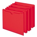 File Jackets & Sleeves | Smead 75509 Straight Tab Colored File Jackets with Reinforced Double-Ply Tab - Letter, Red (100/Box) image number 2