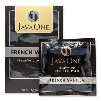 FACILITY MAINTENANCE SUPPLIES | Java One 39870406141 Single Cup Coffee Pods - French Vanilla (14/Box)