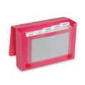 Sheet Protectors | C-Line 58335 5.38 in. x 1.25 in. x 3.5 in. Polypropylene Index Card Case - Assorted Colors image number 3