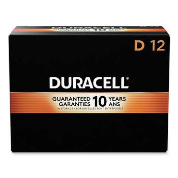 Duracell MN1300 CopperTop Alkaline D Batteries (12/Box)