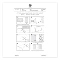 White Boards | U Brands 3890U00-01 23 in. x 17 in. 4N1 Magnetic Dry Erase Combo Board - Tan/White Surface, Silver Aluminum Frame image number 4