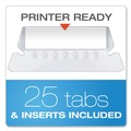File Folders | Pendaflex 04153 1/5 1/5-Cut Tabs Legal Size Reinforced Hanging File Folders with Printable Tab Inserts - Standard Green (25/Box) image number 5