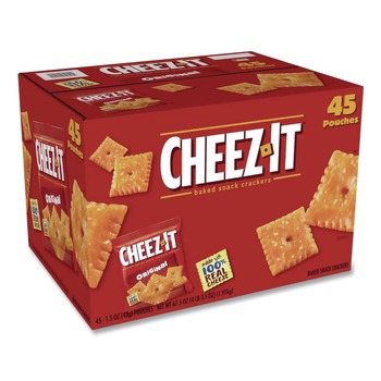 Sunshine 2410010201 1.5 oz. Pack Cheez-it Crackers - Original (45 /Carton)