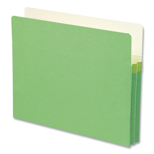 File Folders | Smead 73216 1.75 in. Expansion Colored File Pockets - Letter Size/Green image number 0