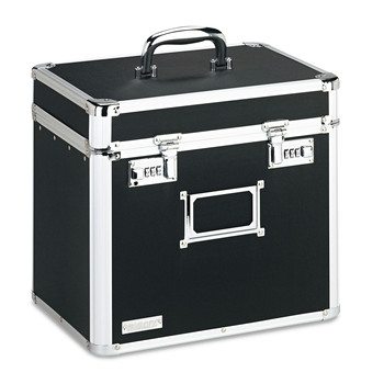  | Vaultz VZ01165 13.5 in. x 10.5 in. x 13.25 in. Locking Letter File Chest - Black