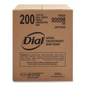 Hand Soaps | Dial Professional 10923 00098 2.5 oz. Unwrapped Antibacterial Deodorant Bar Soap - lean Fresh Scent (200/Carton) image number 2