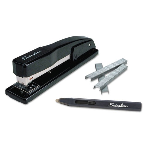 Staplers | Swingline S7044420 20-Sheet Capacity Commercial Desk Stapler Value Pack - Black image number 0