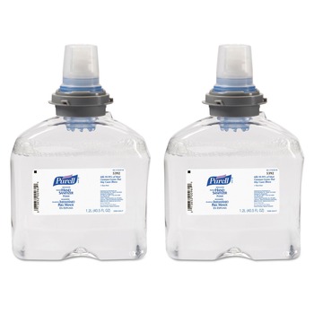 PURELL 5392-02 1200 mL Advanced TFX Foam Instant Hand Sanitizer Refill -  White (2/Carton)