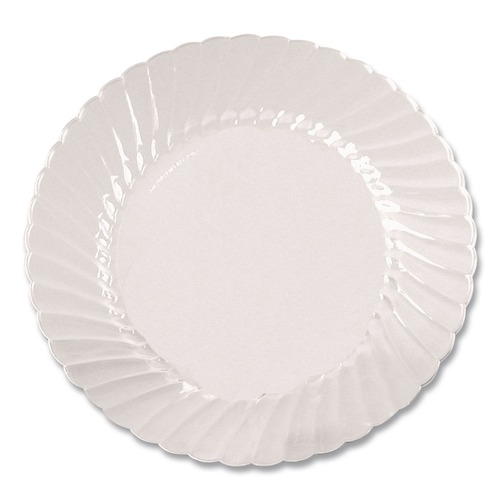 Bowls and Plates | WNA WNA RSCW101212 10.25 in. Diameter Plastic Classicware Plates - Clear (144/Carton) image number 0