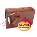 File Folders | Smead 70390 TUFF Legal Size 1/12-Cut Tabs 12 Sections Elastic Cord Closure Expanding Wallet - Redrope image number 6