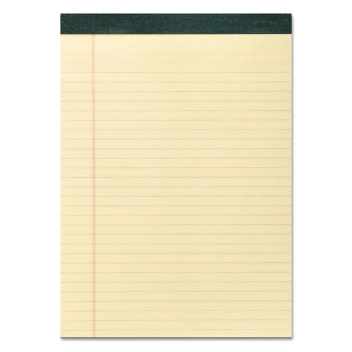Notebooks & Pads | Roaring Spring 74712 8.5 in. x 11 in. 40-Sheet Recycled Pad - Wide/Legal Rule, Canary-Yellow (1-Dozen) image number 0