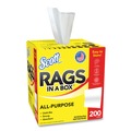 Cleaning Cloths | Scott 75260 12 in. x 9 in. POP-UP Box Rags in a Box - White (200/Box) image number 0