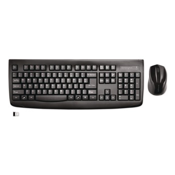  | Kensington K72324USA Pro Fit Wireless Desktop Set, 2.4 GHz, 6 ft, Black
