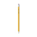 Pencils | Universal UNV55401 HB #2 Pre-Sharpened Woodcase Pencil - Black Lead, Yellow Barrel (24/Pack) image number 2