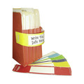 File Folders | Tabbies 68801 9.63 in. x 2 in. File Pocket Handles - Yellow/White (48/Pack) image number 0