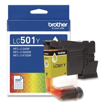 Brother LC501YS LC501YS 200 Page-Yield Ink - Yellow