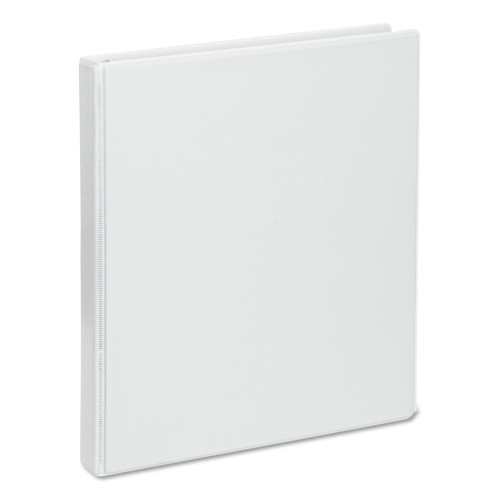 Binders | Universal UNV20702 0.5 in. Capacity 11 in. x 8.5 in. 3 Slant D-Rings View Binder - White image number 0