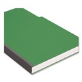 File Folders | Smead 22546 1/3-Cut Tabs Assorted Legal Size 1 in. Expansion Recycled Heavy Pressboard Folders - Green (25/Box) image number 3