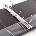 Binders | Avery 03501 2 in. Capacity 11 x 8.5 Economy Non-View Binder with 3 Round Rings - Black image number 1