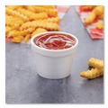 Just Launched | Dart 4J6 4 oz. Foam Bowl Containers - White (1000/Carton) image number 4
