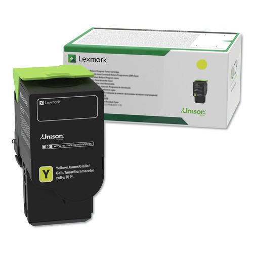 Back to School Sale | Lexmark C231HY0 C231HY0 2,300 Page-Yield Return Program High-Yield Toner - Yellow image number 0