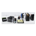 Desktop Organizers | Artistic ART20005 Urban Collection 3.5 in. Diameter x 4.5 in. H Punched Metal Pencil Cup - Black image number 3
