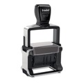 Just Launched | Trodat 5117 Printy Economy 2.25 in. x 0.38 in. Self-Inking 12-Message Date Stamp - Black image number 0