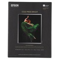 Art & Craft Paper | Epson S042307 8.5 in. x 11 in. 21 mil Cold Press Bright Fine Art Paper - Textured Matte White image number 0