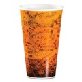 Just Launched | Dart 20U16ESC 20 oz. Fusion Escape Foam Hot/Cold Cups - Brown/Black (500/Carton) image number 0