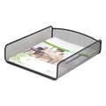 Office Filing Cabinets & Shelves | Safco 3272BL 9.25 in. x 11.75 in. x 2.5 in. 1 Section Letter Size Files Onyx Desk Tray - Black image number 1