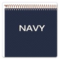 Notebooks & Pads | Ampad 20-815 (70) White 8.5 in. x 11.75 in. Sheets Project-Management Format Gold Fibre Wirebound Project Notes Pad - Navy Cover image number 5