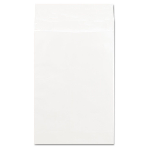Envelopes & Mailers | Universal UNV19001 Deluxe Tyvek Square Flap 12 in. x 16 in. #15 1/2 Expansion Envelopes with Self-Adhesive Closure - White (100-Piece/Box) image number 0