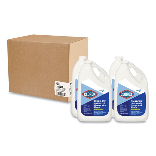 Disinfectants | Clorox 35420 128 oz. Clean-Up Disinfectant Cleaner Refill - Fresh (4/Carton) image number 0