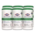 Hand Wipes | Clorox Healthcare 30824 9 in. x 6.75 in. Hydrogen Peroxide Cleaner Disinfectant Wipes - Unscented (95/Canister, 6 Canisters/Carton) image number 0