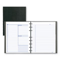 Notebooks & Pads | Blueline A29C.81 9.25 in. x 7.25 in. NotePro Undated Daily Planner - Black Cover image number 0