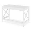 Office Desks & Workstations | Alera ALEWSF4824WT 47.24 in. x 23.62 in. x 29.53 in. Farmhouse Writing Desk - White image number 1