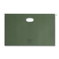 File Folders | Smead 64318 1.75 in. Capacity 1 Section Hanging Pockets with Full-Height Gusset - Standard Green/Legal Size (25/Box) image number 1